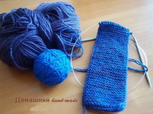 Тапочки на подошве вязаные спицами Тапочки на подошве вязаные спицами