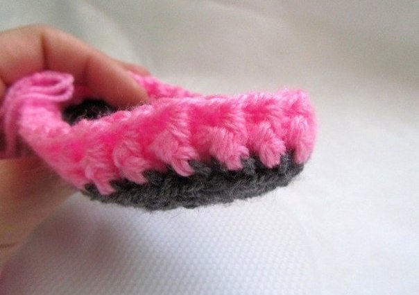Пинетки-тапочки, вязанные крючком Пинетки-тапочки, вязанные крючком