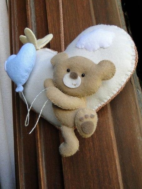 Мишки из фетра