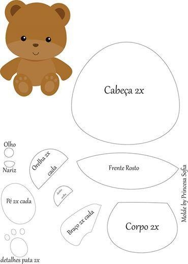 Мишки из фетра