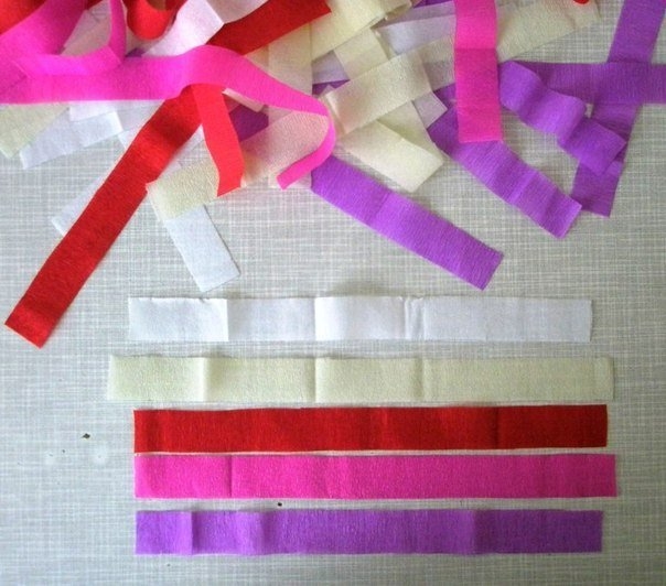 Цветочные шары из гофрированной бумаги