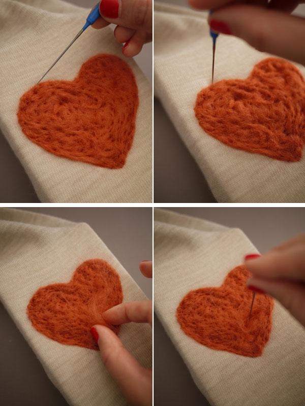 Как сделать заплатки на локтях в форме сердца