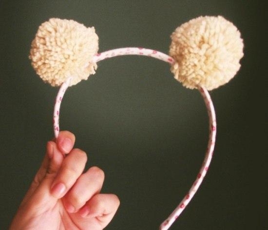 Помпоновые ушки