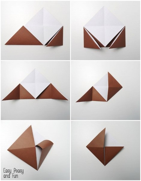 Оригами-закладки в книгу: Олени