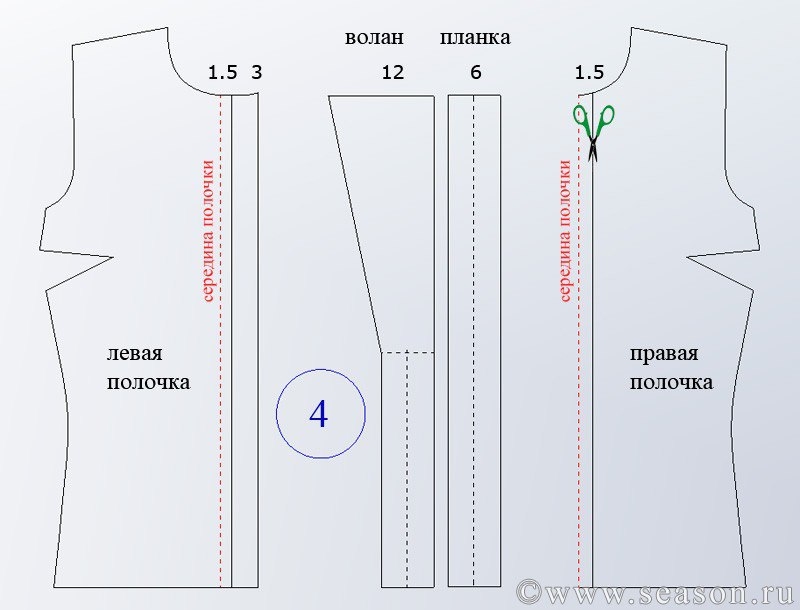 Блуза по мотивам JIL SANDER, моделирование блузы и техника пошива