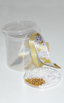 Из ненужной баночки - красивую шкатулочку