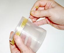 Из ненужной баночки - красивую шкатулочку