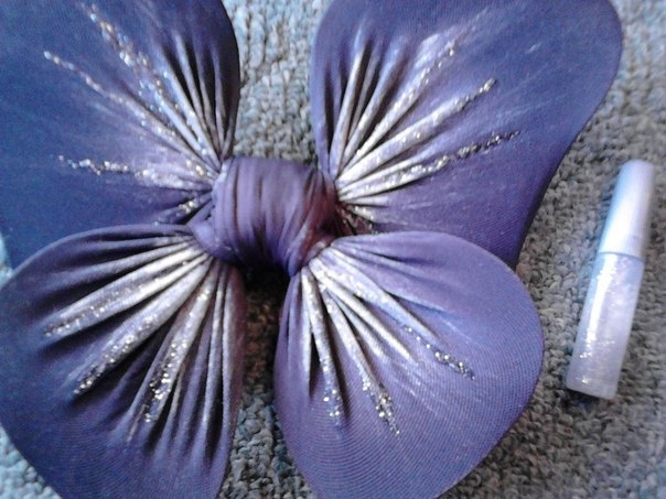 Бабочки из капроновых колготок