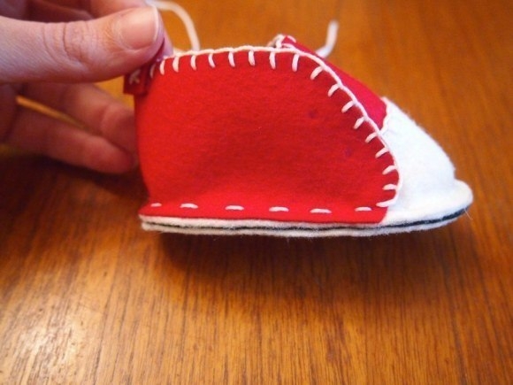 Кеды из фетра