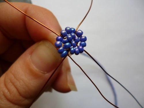 Мастер-класс Виноград из бисера
