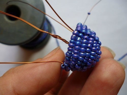 Мастер-класс Виноград из бисера