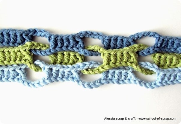 Интересная техника вязания крючком