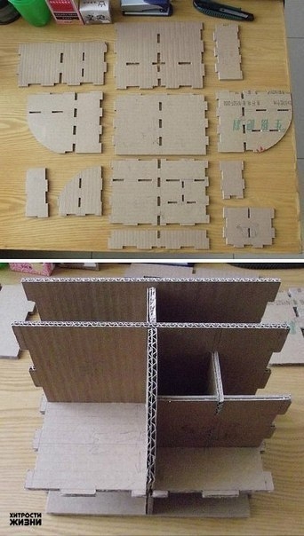 Как из картона сделать шкатулку для хранения мелочей
