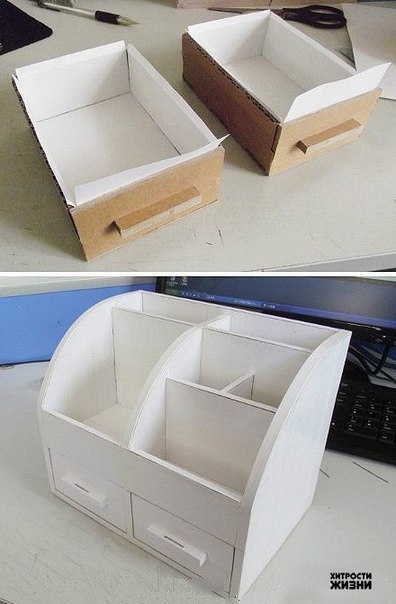 Как из картона сделать шкатулку для хранения мелочей