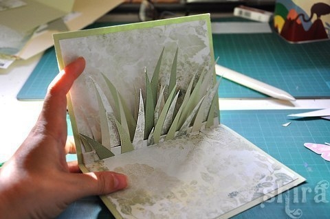 Открытка 3D с бабочками своими руками