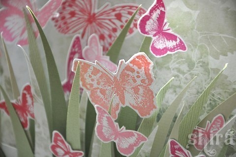 Открытка 3D с бабочками своими руками