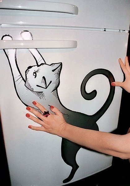 Декор холодильника.