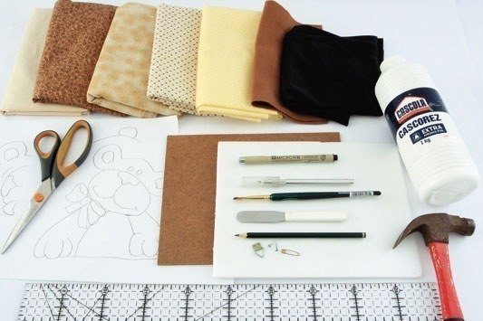 Пэчворк без иголок (основа - пенопласт)