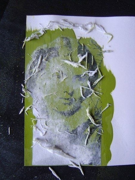 Перенос изображения с помощью акриловой краски. Перенос изображения с помощью акриловой краски.