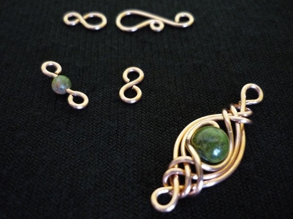 Варианты плетения кельтского узора в изделиях из проволоки