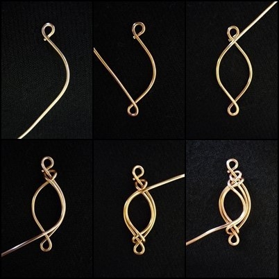 Варианты плетения кельтского узора в изделиях из проволоки