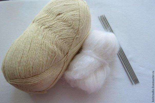 Вяжем шерстяные носки на 5 спицах