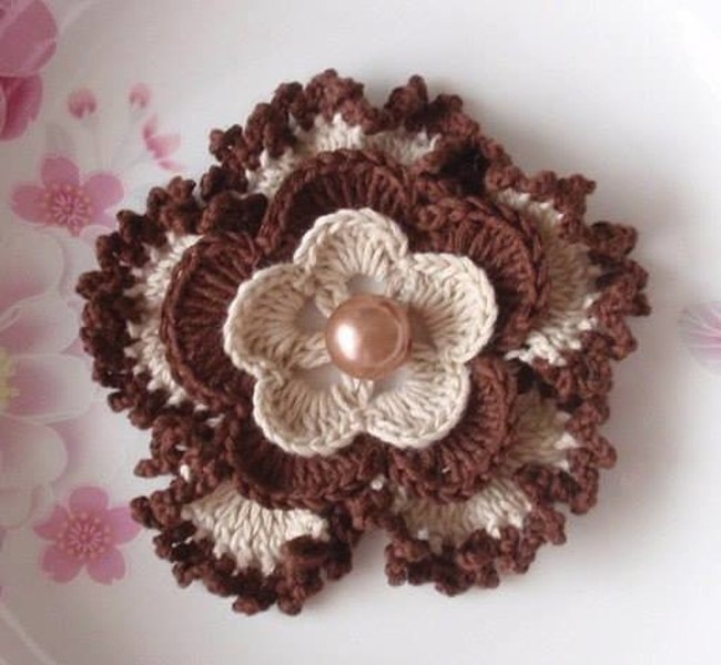 Вязаные цветы. Идеи для вдохновения.