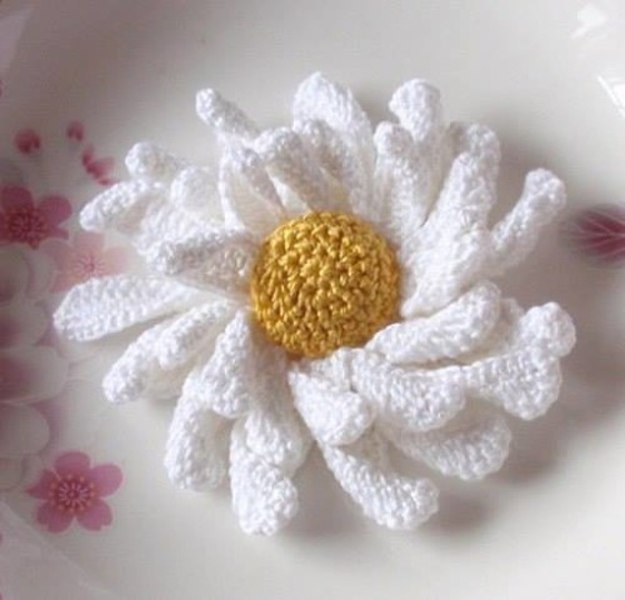 Вязаные цветы. Идеи для вдохновения.