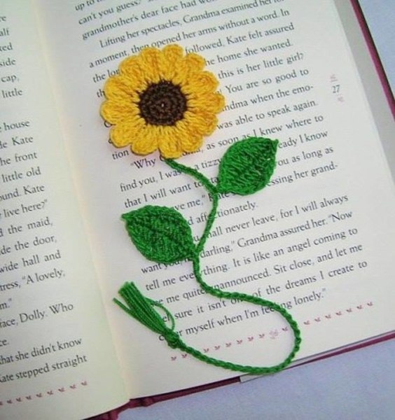 Вязаные цветы. Идеи для вдохновения.