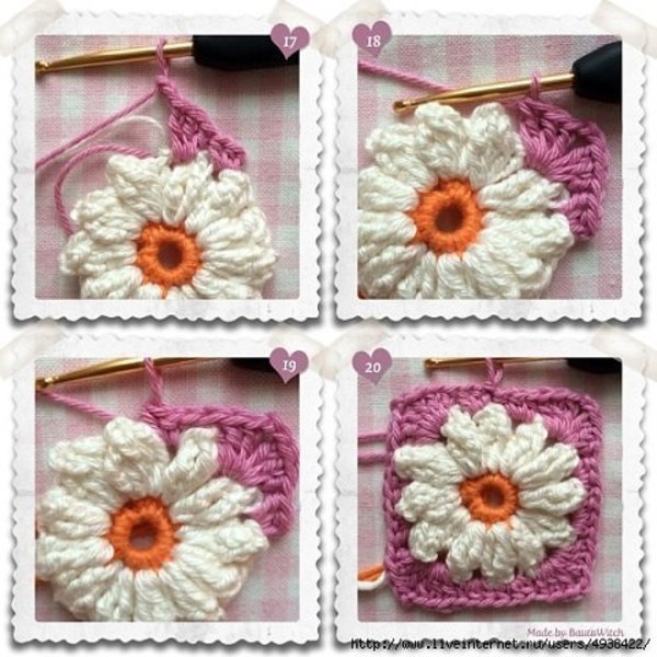 Ромашка в квадрате