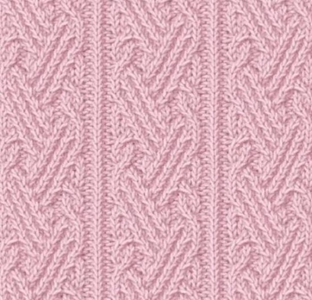 Нежные рельефные узоры спицами. Вяжем?