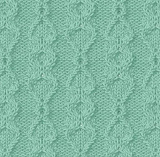 Нежные рельефные узоры спицами. Вяжем?