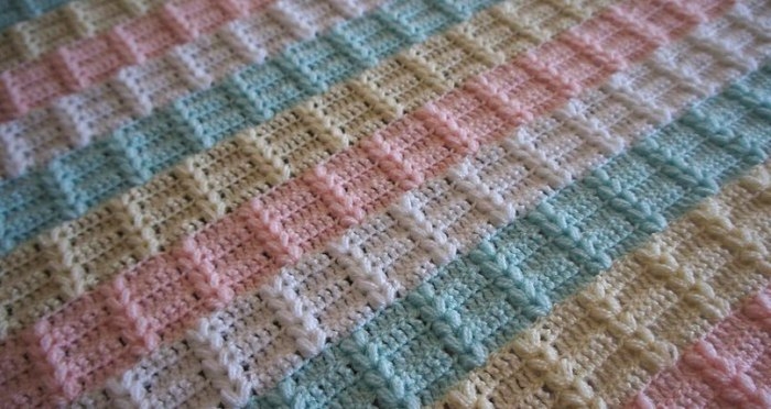 Плед крючком. Схемы