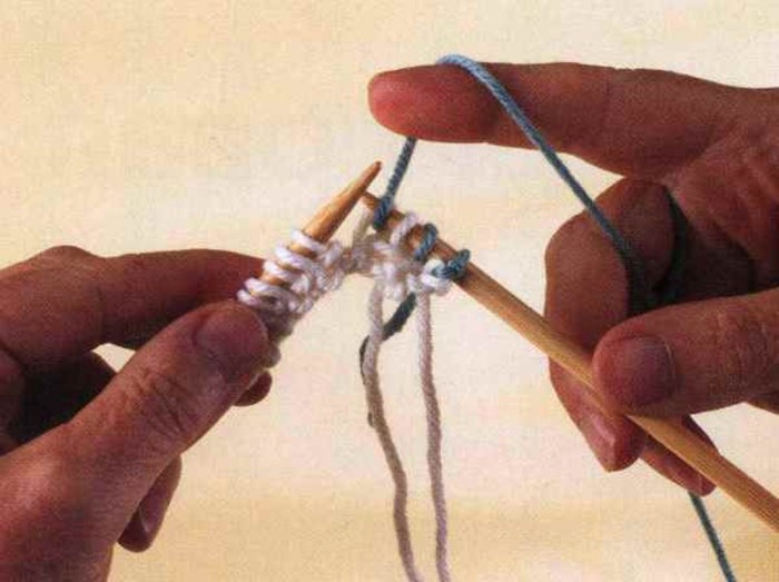 «Тканая» рисовая вязка