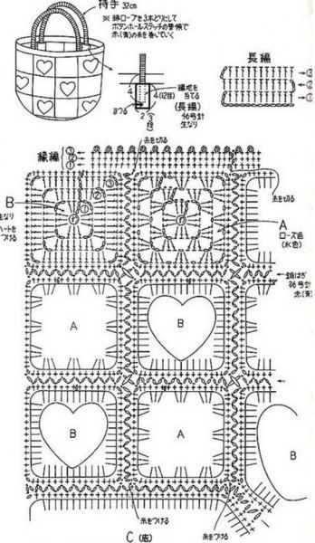 Вяжем красивые сумочки