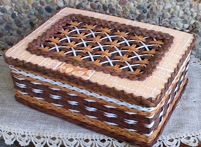 Плетем корзинки с старых газет Плетем корзинки с старых газет