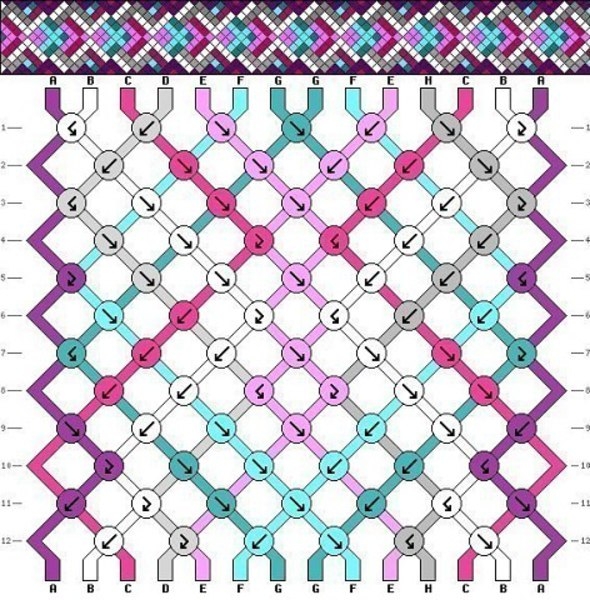 Плетем яркие браслеты-фенечки Плетем яркие браслеты-фенечки