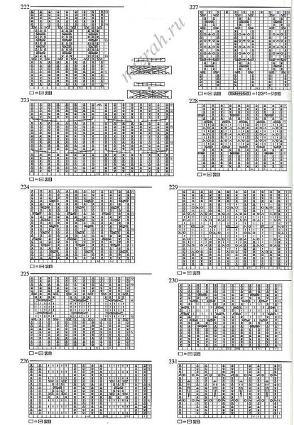 Резинки спицами по-японски Резинки спицами по-японски