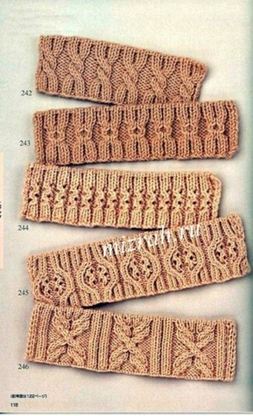 Резинки спицами по-японски Резинки спицами по-японски