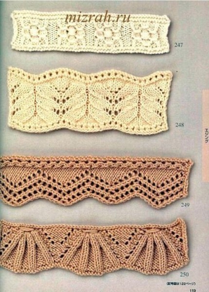 Резинки спицами по-японски Резинки спицами по-японски