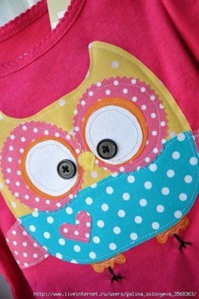 Милые совушки: аппликации