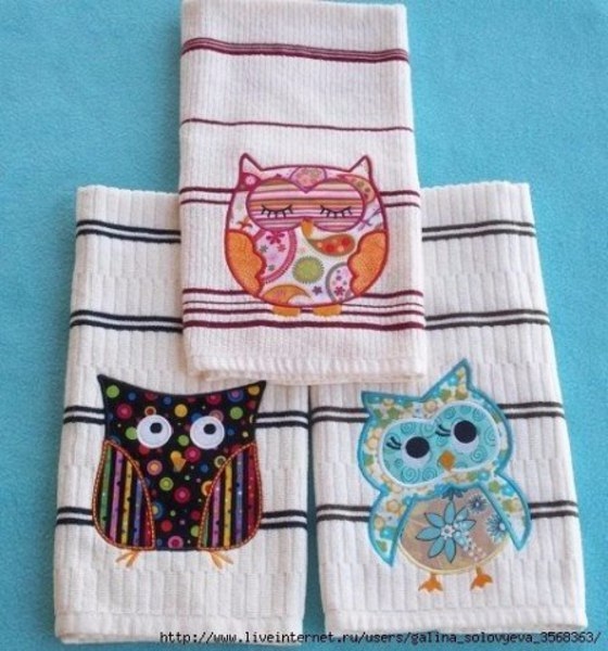 Милые совушки: аппликации