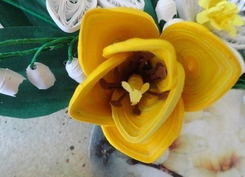 Весенние поделки в стиле квиллинг