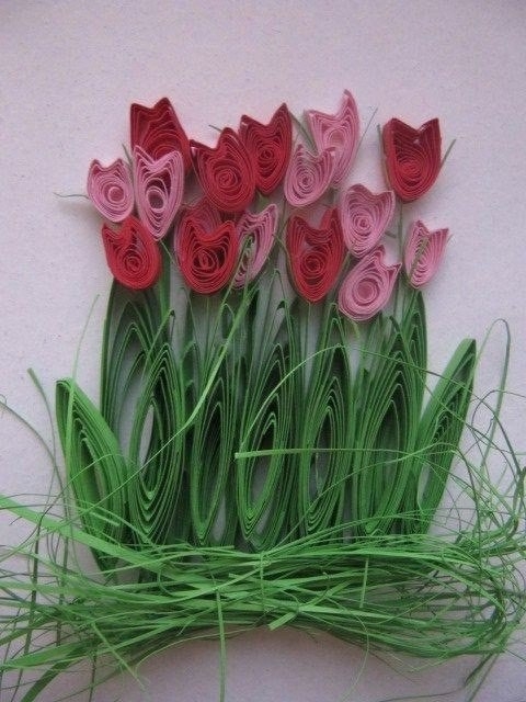 Весенние поделки в стиле квиллинг