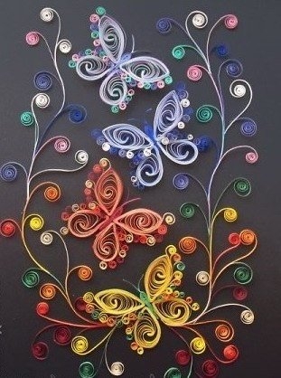 Весенние поделки в стиле квиллинг