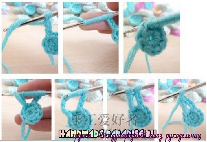 Симпатичные  сидушки и коврики витыми столбиками