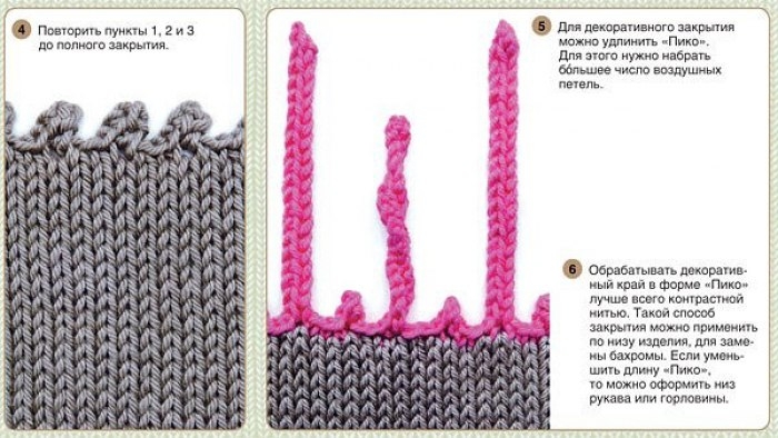 Закрытие петель различными способами