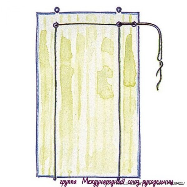 Рулонная штора на пластиковое окно.