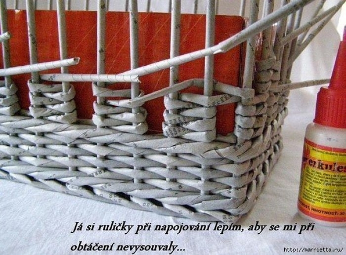 Плетение из газетных трубочек шахматкой. Плетение из газетных трубочек шахматкой.