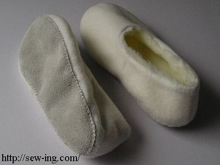 Шьем теплые меховые тапочки